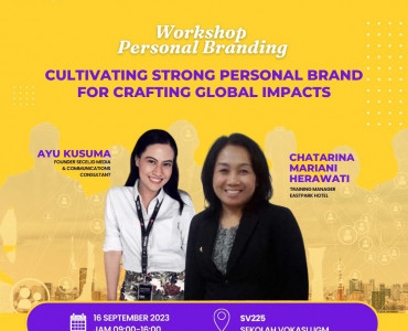 "Cultivating Strong Personal Brand for Crafting Global Impacts"